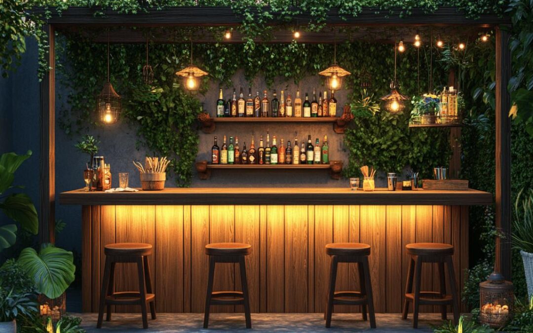 Les permis nécessaires pour réaliser votre idée déco : aménager un bar extérieur dans son jardin