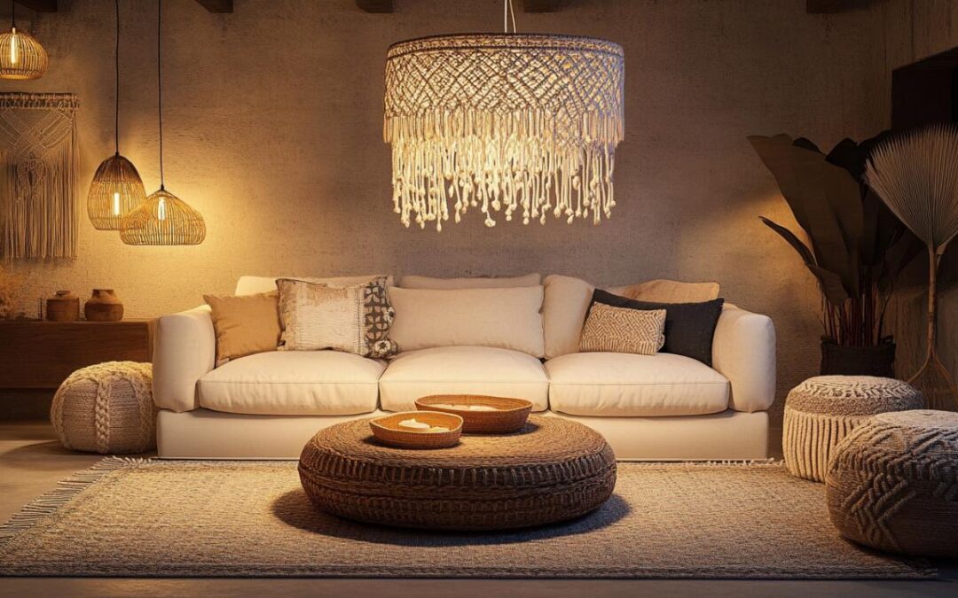 Suspension lustre macramé : comment choisir le modèle parfait pour votre intérieur bohème